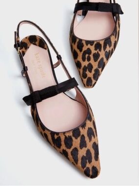 Kate Spade Maritza Slingbacks, Leopard
